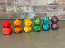Load image into Gallery viewer, Rainbow Stacking Stones
