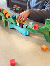 Load image into Gallery viewer, Rainbow Cube Stacking Blocks