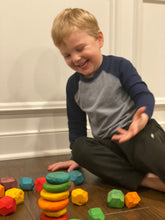 Load image into Gallery viewer, Rainbow Stacking Stones