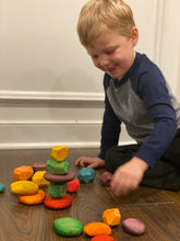 Load image into Gallery viewer, Rainbow Stacking Stones