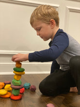 Load image into Gallery viewer, Rainbow Stacking Stones