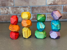 Load image into Gallery viewer, Rainbow Stacking Stones