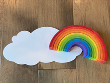 Load image into Gallery viewer, Nesting Rainbow on a Cloud Tray