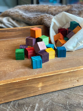 Load image into Gallery viewer, Rainbow Cube Stacking Blocks