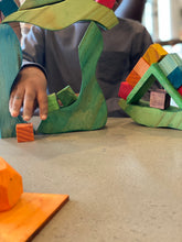 Load image into Gallery viewer, Rainbow Cube Stacking Blocks