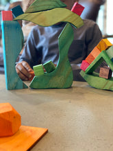 Load image into Gallery viewer, Rainbow Cube Stacking Blocks