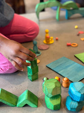 Load image into Gallery viewer, Rainbow Cube Stacking Blocks