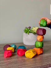 Load image into Gallery viewer, Rainbow Stacking Stones