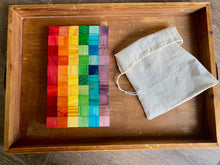 Load image into Gallery viewer, Rainbow Cube Stacking Blocks