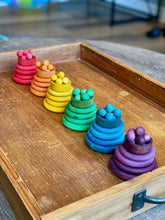 Load image into Gallery viewer, Loose Parts Rainbow Ring Set