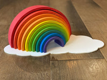 Load image into Gallery viewer, Nesting Rainbow on a Cloud Tray
