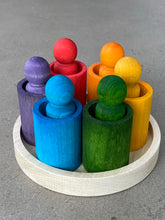 Load image into Gallery viewer, Rainbow Cup With Matching Pegs