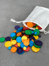 Load image into Gallery viewer, Pocket Sized Rainbow Pattern Pouch