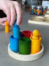 Load image into Gallery viewer, Rainbow Cup With Matching Pegs