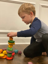 Load image into Gallery viewer, Rainbow Stacking Stones
