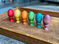 Rainbow Cups and Eggs