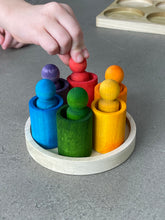 Load image into Gallery viewer, Rainbow Cup With Matching Pegs
