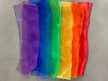 Load image into Gallery viewer, Sheer Fun - Rainbow Fabric Squares
