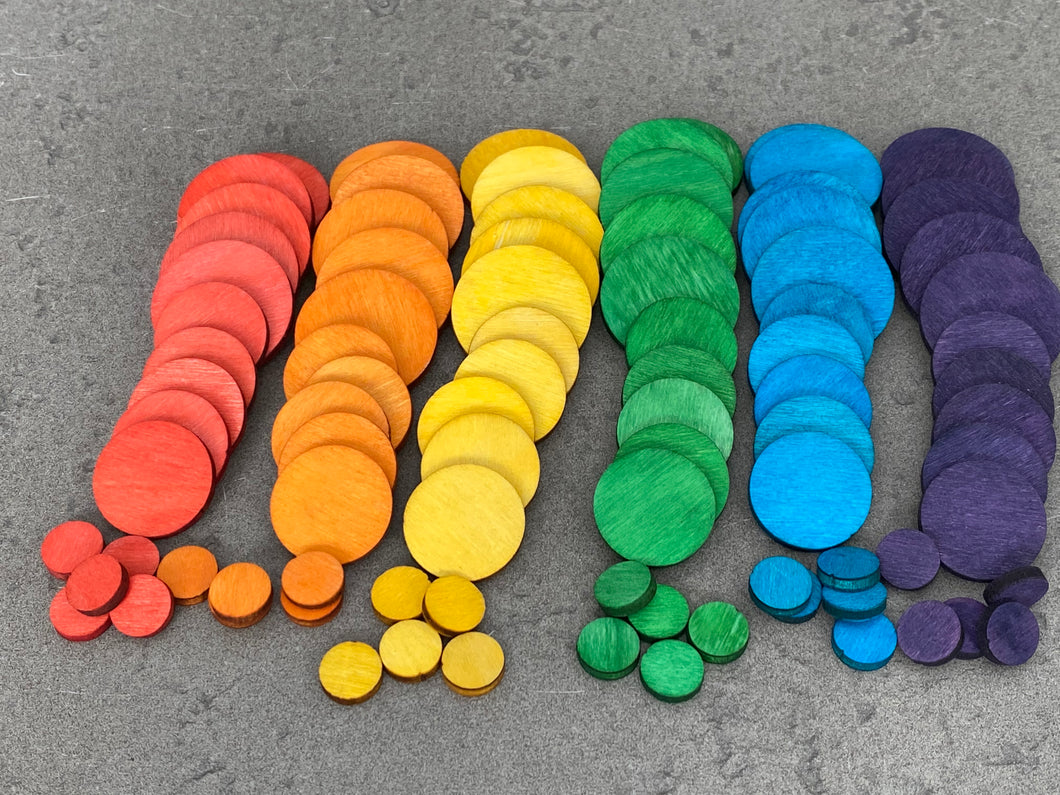 Pocket Sized Rainbow Pattern Pouch